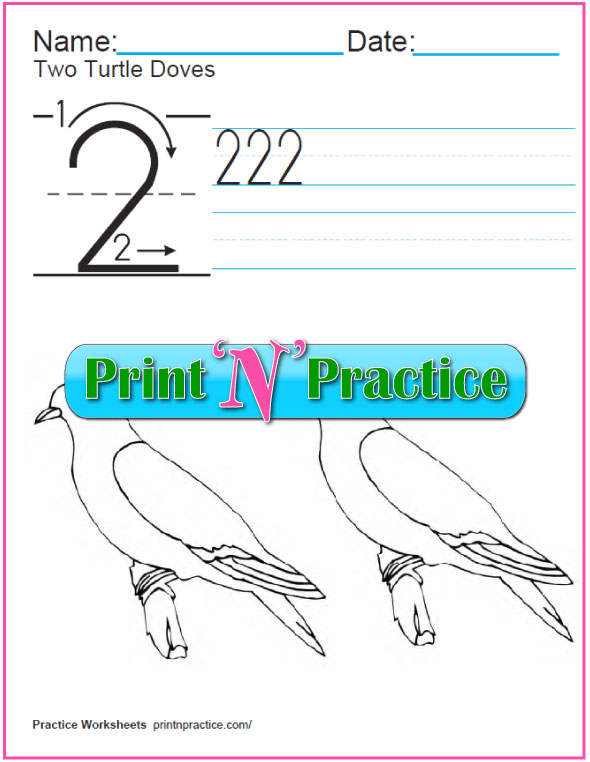 12 Christmas Math Worksheets: Twelve Days Of Christmas