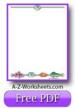 Fish writing paper