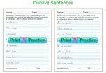 cursive-sentences 