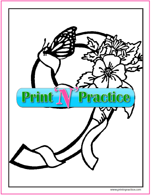 Number 9 Coloring Page