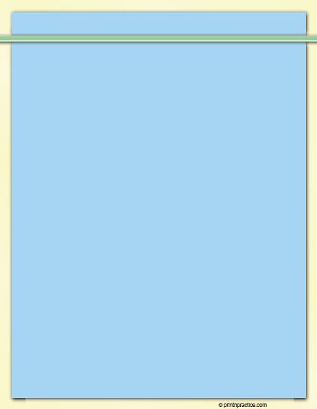 decorative a4 writing paper Printable Writing Paper: Blue Printable Handwriting Paper