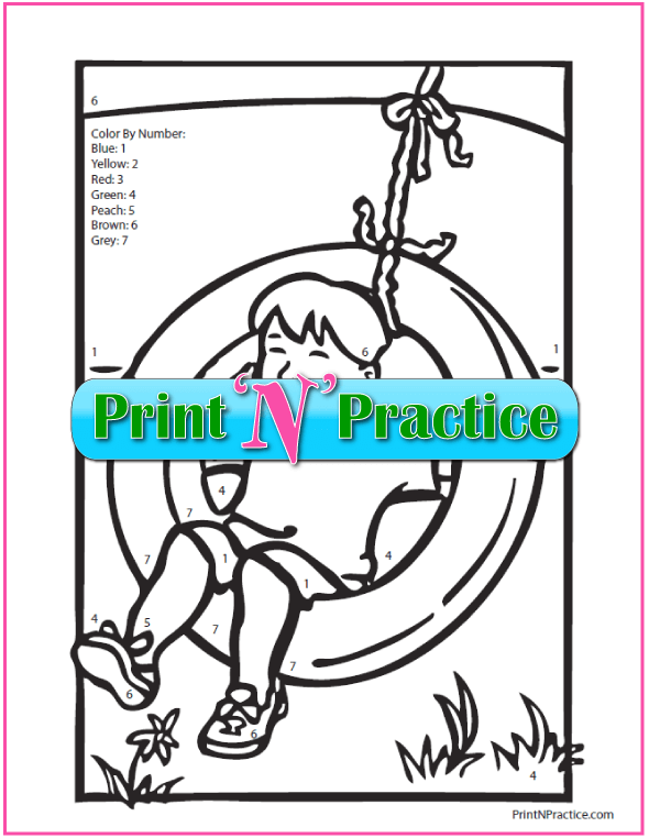 Featured image of post Color By Number Worksheets For Kindergarten Pdf : Kid&#039;s worksheets for all grades.