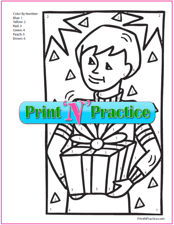 Color By Number Worksheet