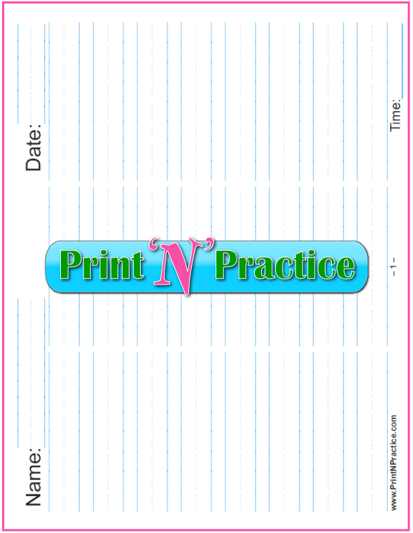 5/8 Inch Writing Paper - Kindergarten Writing Paper