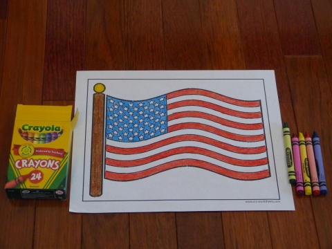 american flag coloring pages