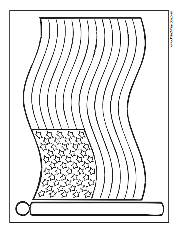 american flag coloring pages