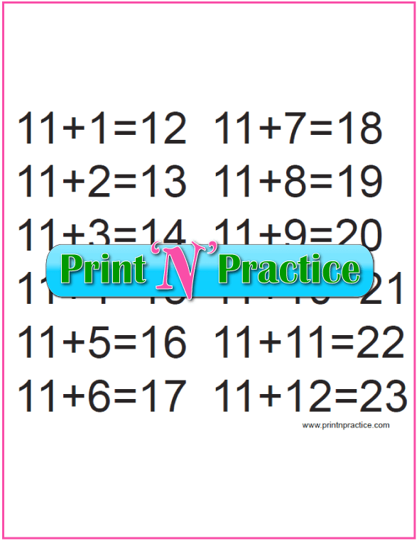 Elevens Kindergarten Addition