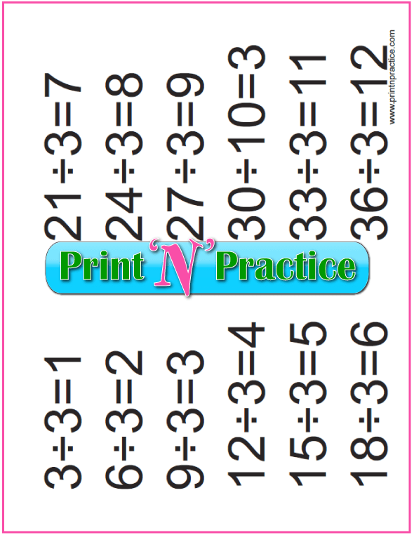 50+ Third Grade Division Worksheets ⭐ Customize And Print