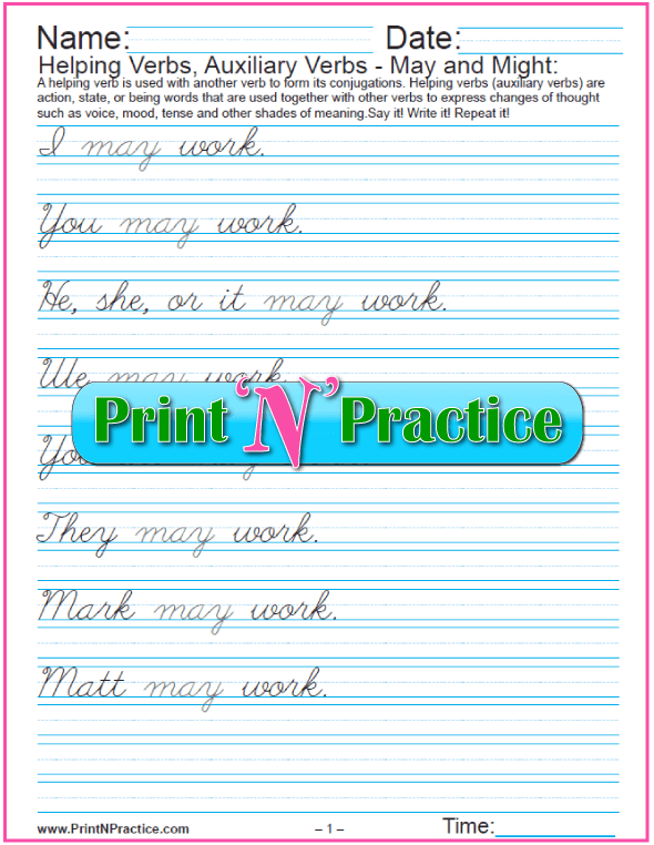 types of verbs 64 kinds of verbs worksheets