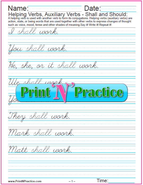 Types of Verbs ⭐ 64+ Kinds Of Verbs Worksheets