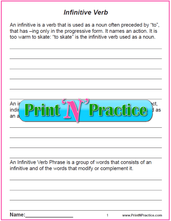 infinitives-and-infinitive-phrases-worksheet