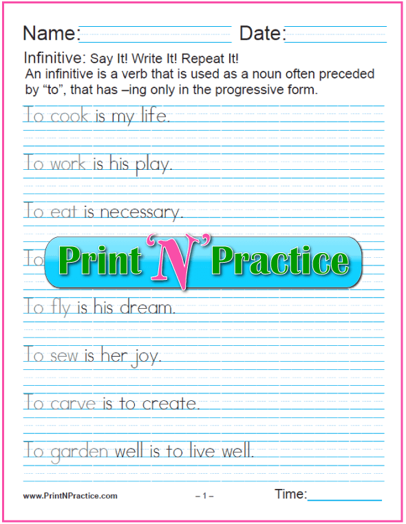 101-printable-infinitive-pdf-worksheets-with-answers-grammarism