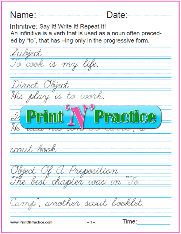 Types of Verbs: 64+ Kinds Of Verbs Worksheets