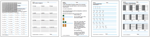 fun multiplication homework