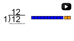 Division Video Flash Cards