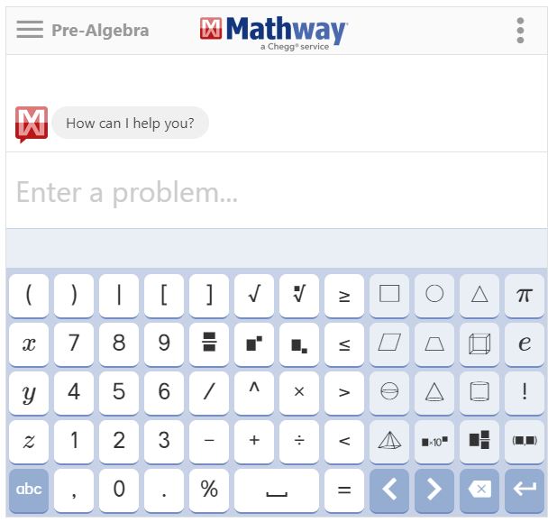 7 mathway calculator math problem solvers show the steps