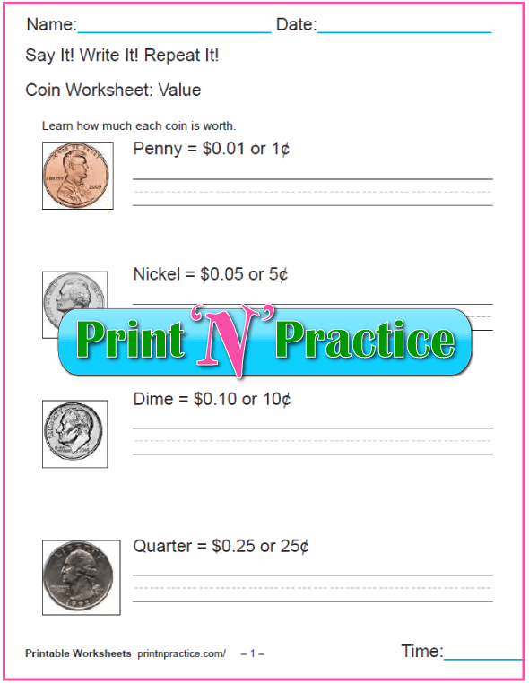 first grade worksheets make practice easy print and practice