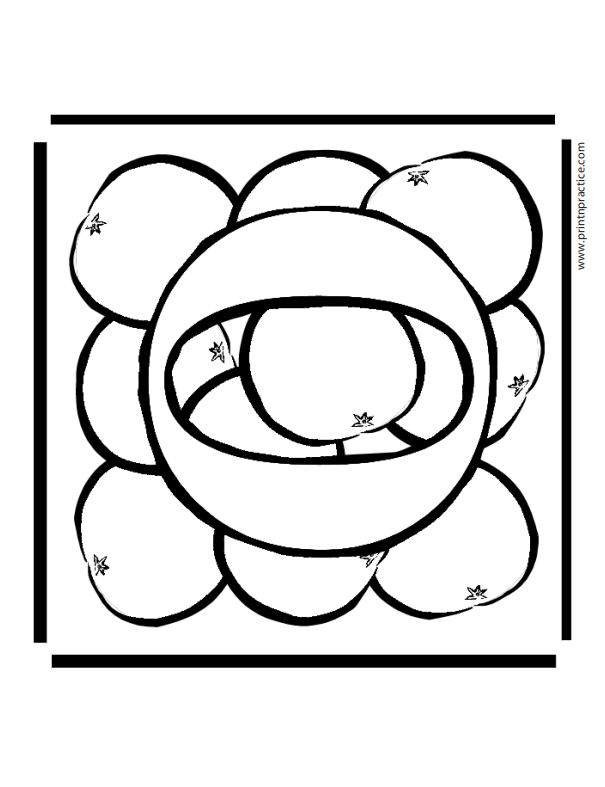 O For Orange Alphabet Coloring For Kids