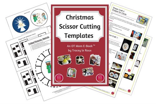 Christmas scissor cutting templates ebook image