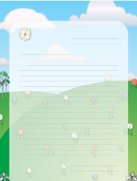 fancy writing paper printable Printable Lined Paper - For school and for stationery.
