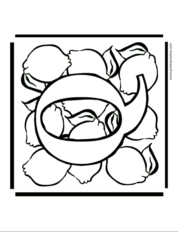 78 Alphabet Coloring Pages ⭐ ABCs Fruits & Veggies Worksheets For Kids
