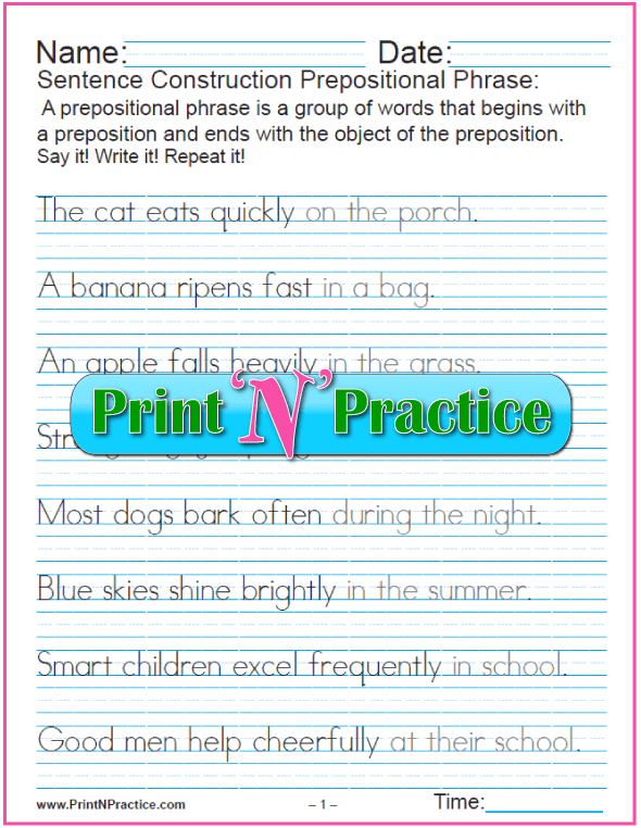 20-simple-cursive-sentences-grammar-worksheets