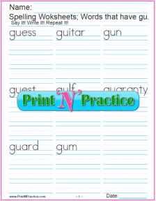 44 phonics worksheets practice phonics words with easy copywork