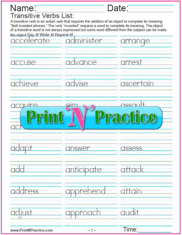 types-of-verbs-64-kinds-of-verbs-worksheets