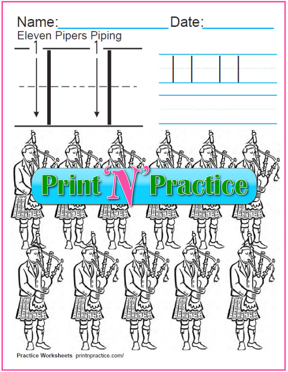 12 Christmas Math Worksheets The Twelve Days Of Christmas Song