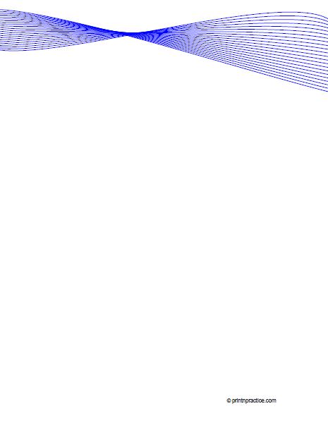 decorative a4 writing paper Unlined Blue Ribbon Printable Writing Paper