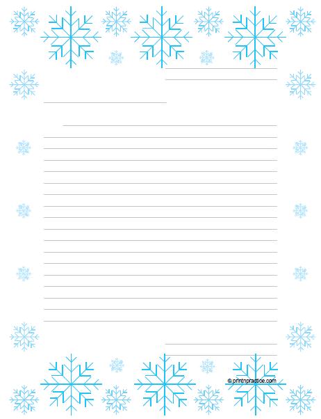 78 Printable Lined Paper: School, Stationery, Christmas Writing Paper
