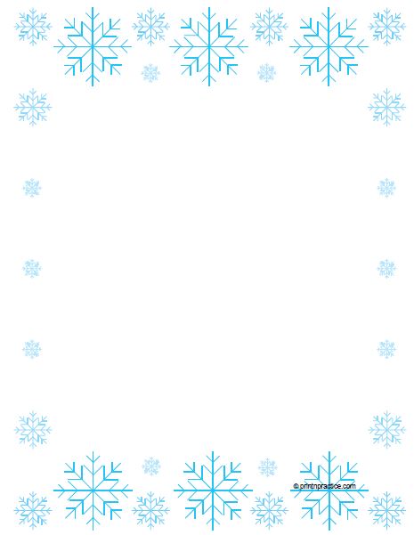 Snowflake Winter Paper