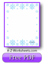 35+ Printable Writing Paper ⭐ Seasonal Designs