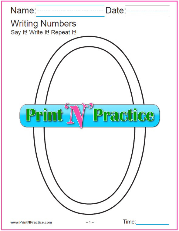 NUMBER WRITING WORKSHEETS : Free number writing worksheets for students to  practice.