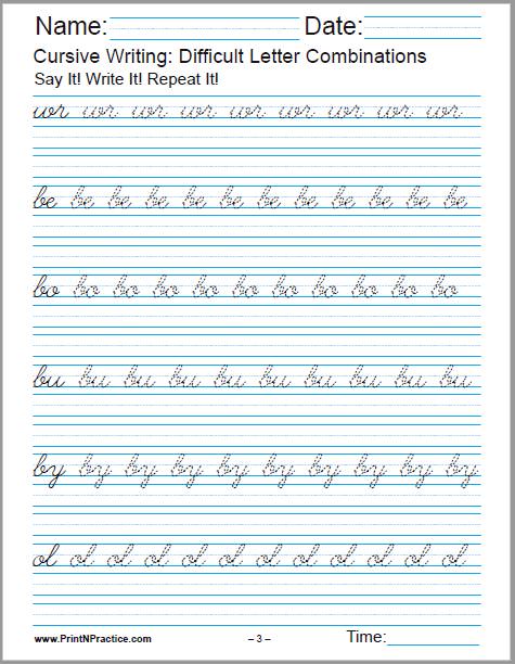 50 cursive writing worksheets alphabet sentences advanced